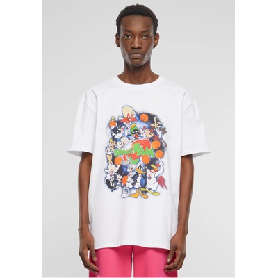 Mister Tee Тениска Space Jam Teamwork Oversize Tee white XXLUB-MT3123-00220 - Тъмносив, размер XL