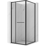 Mexen Linea плъзгаща се душ кабина 100 x 100 см, прозрачна, черна - 8E1-100-100-70-70 (8E1-100-100-70-70)