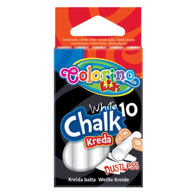 Colorino Безпрахов тебешир colorino бял 10 бр