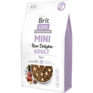 Brit Mini FD Raw Delights Beef - Гранули с лиофилизирано говеждо за капризни мини породи, 2kg