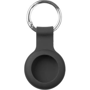 Tactical AIRTAG BEAM SILICONE силиконов калъф с ключодържател и карабинер, ЧЕРЕН за Apple AirTag (57983104013)