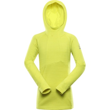 Alpine Pro Неоново зелен детски функционален суитчър ALPINE PRO Gorfo ALPINE PRO | Zelen | Момичешки | 140-146