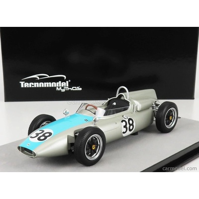 Tecnomodel Cooper F1 T53 N 38 German Gp 1961 B.collomb Silver 1:18