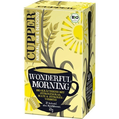 CUPPER Organic Wonderful Morning Tea 20 čajových sáčků