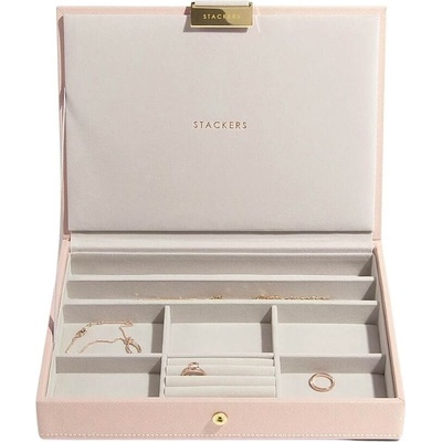 Stackers Ковчеже за бижута Stackers с капаче cлassic розово и шампанско (74700)