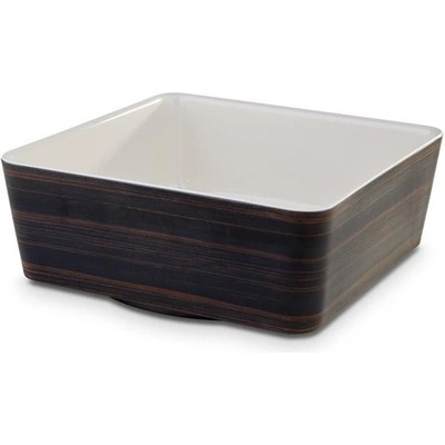 APS Mísa čtvercová melaminová Universal dubovo krémová 240 x 240 mm 3,5 l