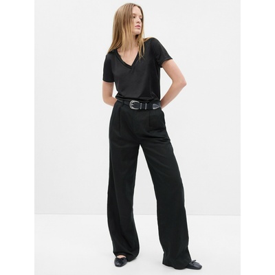 GAP Тениска с V-образно деколте GAP GAP | Cheren | ЖЕНИ | XS