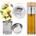 kamille Glass bottle 9020 bamboo 450 ml