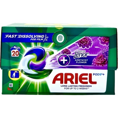 Ariel pods Allin1 Touch of Lenor Amethyst Flower kapsule na pranie 20 PD