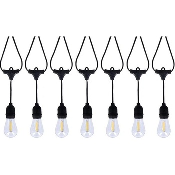 Tesla párty reťaz 15LED 13,5 m + 2 m 11 režimov 2 700 + 6 000 K ovládač timer