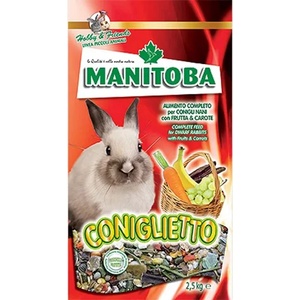 MANITOBA Coniglietto ХРАНА ЗА ЗАЕК С ПЛОДОВЕ, 2, 5 кг, manitoba - Италия, 60612