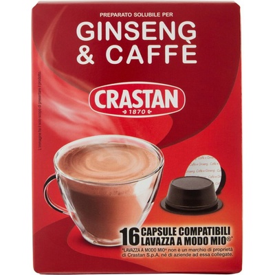 Crastan kávové kapsule so zázvorom kompatibilné s lavazza a modo mio 16 ks