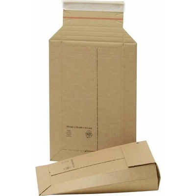 Samolepicí obálka 250x165x70mm/320x236x70mm, hnědá