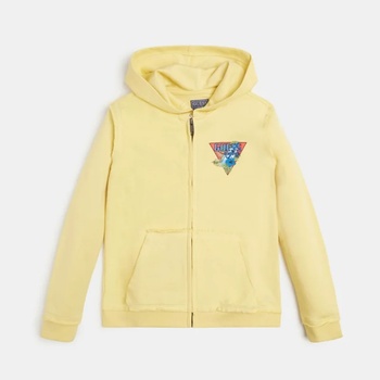 Image 1 of GUESS Суичър в жълто с цветен гръб за момче Guess