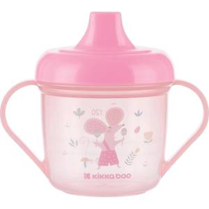 KikkaBoo Чаша с твърд накрайник Kikkaboo 150мл Forest Party Pink (31302030073)