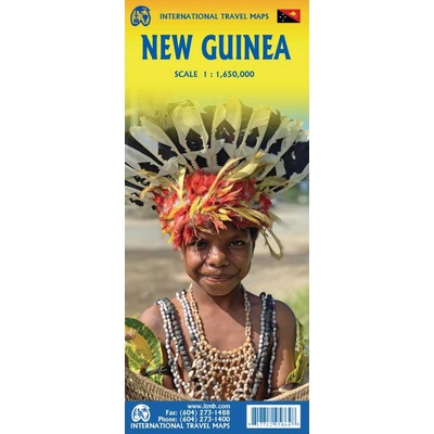 ITMB Publishing mapa New Guinea 1:1,65 mil. ITM