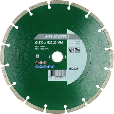 HiKOKI 752805 Diamantový segmentový kotúč 230x22,2x7mm