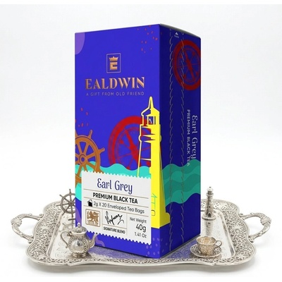 Ealdwin Earl Grey černý čaj 20 ks