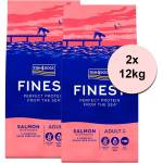 Fish4Dogs FINEST Сьомга Възрастни Големи 2 x 12 кг