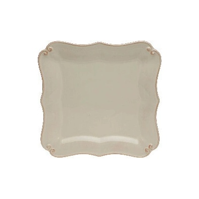 Costa Nova Talíř dezertní čtyřhranný 20x20cm VINTAGE PORT bílá krémová Casafina by