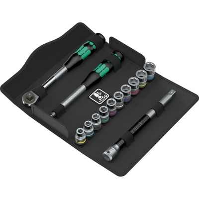 Wera 004090 Račňová sada Zyklop Hybrid 1/2" typ 8006 SC 1, pridržiavacia 13 dielov