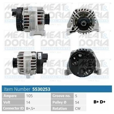 Generátor MEAT & DORIA 5530253