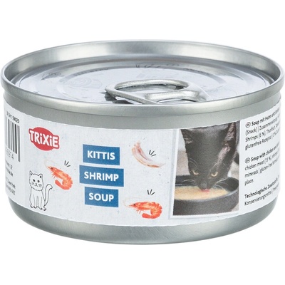TRIXIE Kittis Shrimp Soup супа за котки с пиле и скариди 80gr