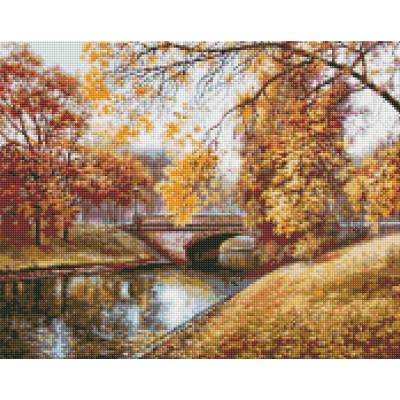 Ideyka Диамантен гоблен Ideyka - Есенен пейзаж, 40 х 50 cm (AM7343)