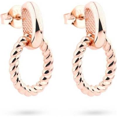 Cutie Jewellery Módní náušnice z růžového zlata Z5028-20-X-4
