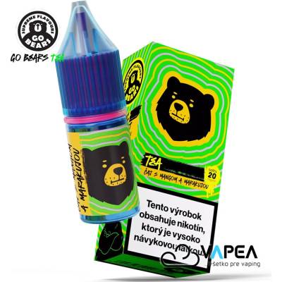 Go Bears Tea Salt Čaj s Mangom a Marakujou 10 ml 20 mg