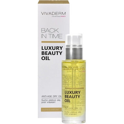 Vivaco Vivaderm Luxury beauty oil suchý pleťový olej 30 ml