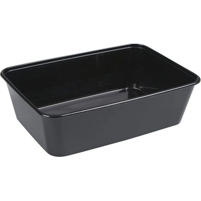 ABENA - Vanička / miska hranatá REUSE černá 650 ml (PP) (50 ks)