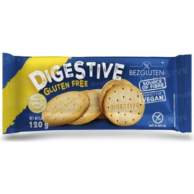 Bezgluten Digestive sušienky bezlepkové 120 g bez lepku