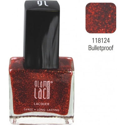 GlamLac Lak na nehty 118124 Bulletproof 15 ml