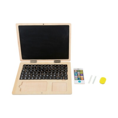 Holz-Laptop mit Magnet-Tafel small footHračka