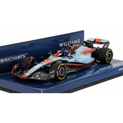 MINICHAMPS WILLIAMS F1 FW45 TEAM WILLIAMS RACING GULF N 23 SINGAPORE GP 2023 ALEXANDER ALBON LIGHT BLUE 1:43