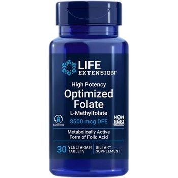 Image 1 of Life Extension High Potency Optimized Folate 8500 mcg [30 Таблетки]
