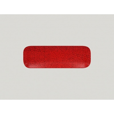 RAK Ruby talíř obdélníkový 33 x 11 cm červená RAK-RBAURPN33