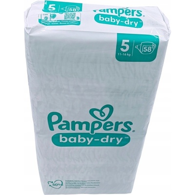 Pampers BABY-DRY 5 58 KS