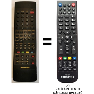 Dálkový ovladač Predátor Panasonic TX-33V30XE – Hledejceny.cz