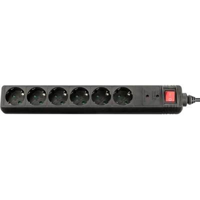 Xmart Разклонител XMART GNB-06K 1.5m Switch Black (3800202092462)
