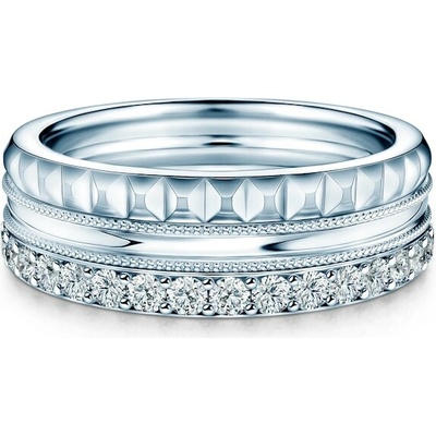 Savicki Sada prsteňov Symphony biele zlato laboratórne diamanty ZST SAVNo 501LAB B 512B 508B