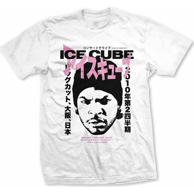 Ice Cube tričko Beanie Kanji biele