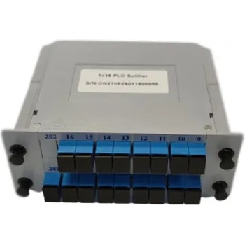 Conneu PLC оптичен сплитер 1x16 с SC-UPC конектори, LGX касета (CNPLC-116-SC1-SC1-LGXP)