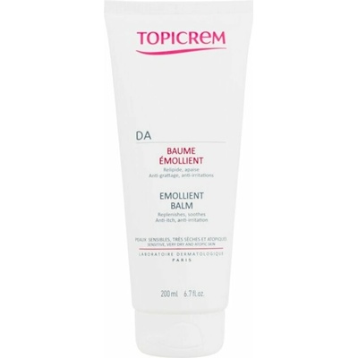 Topicrem DA Emollient Balm ošetrujúci telový balzam pre veľmi suchú citlivú a atopickú pokožku 75 ml