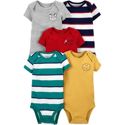 CARTERS CARTER'S Body krátky rukáv Stripe chlapec LBB 5ks