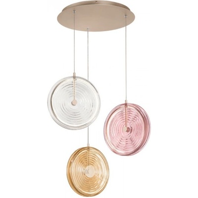 Ondaluce JOKEY Пендел 36W 3000K Ф600mm Прозрачен (SO.JOKEY/3SET)