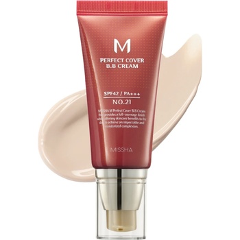 MISSHA - M Perfect Cover BB Cream SPF42 PA+++ 50ml - 21 Light beige