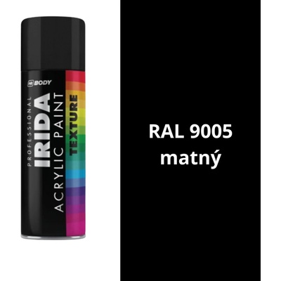 HB Body sprej Irida 9005 400 ml čierny matný