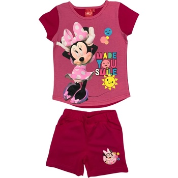 Image 1 of Setino Летен плажен комплект Мини Маус - тъмно розов Размер - деца: 128